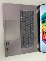 HP OmniBook X 2 In 1 laptop AMD Ryzen AI 7, 24GB RAM, 1TB SSD, Meteor Silver - Görsel 3
